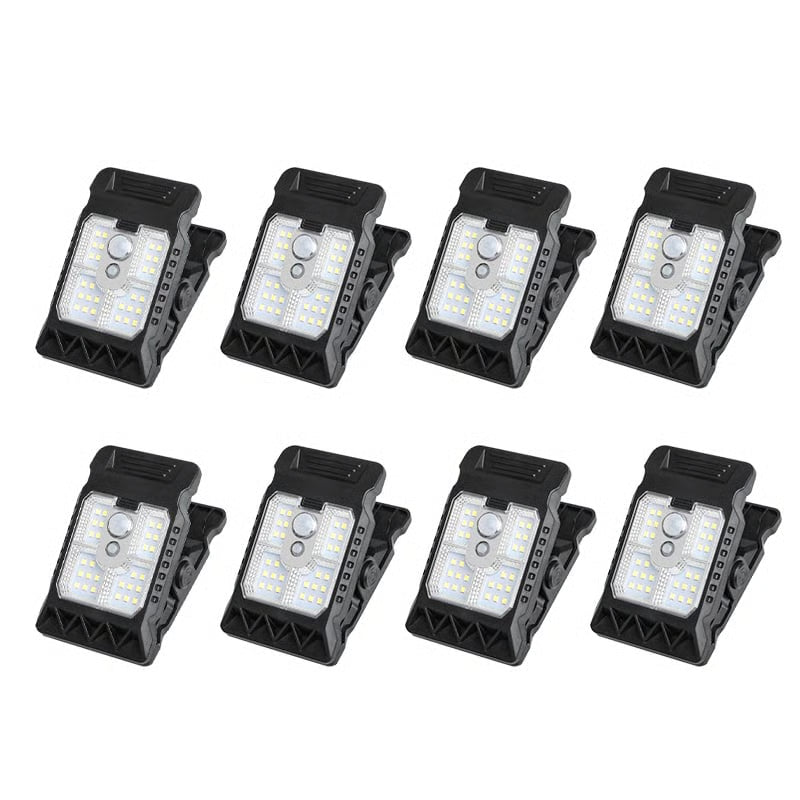 USB & Solar Powered Motion Sensor Clip Lights