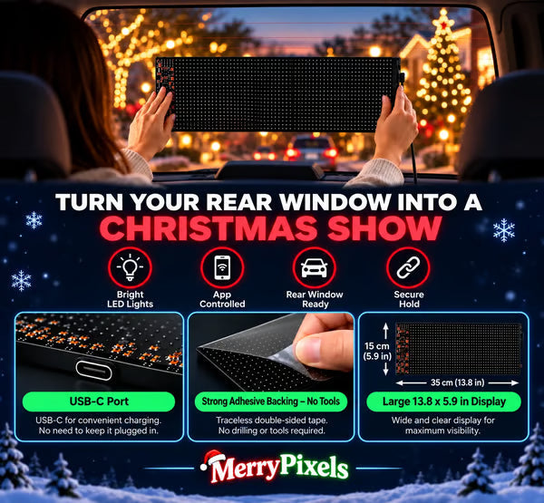 🎅 Last Day 50% OFF 🎅 Christmas LED Car Window Display