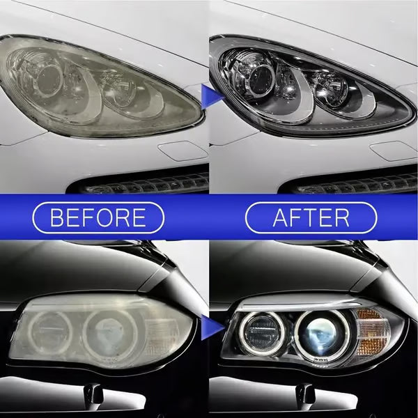🔥🚘Automotive Headlamp Restoration Fluid Kit
