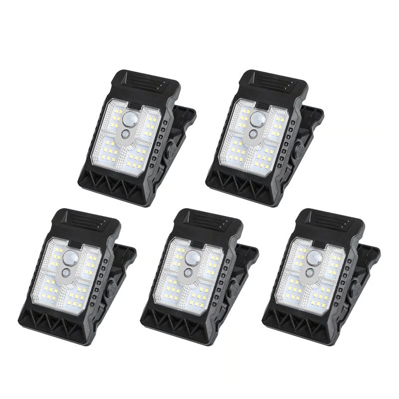 USB & Solar Powered Motion Sensor Clip Lights