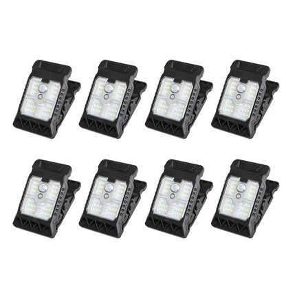 USB & Solar Powered Motion Sensor Clip Lights
