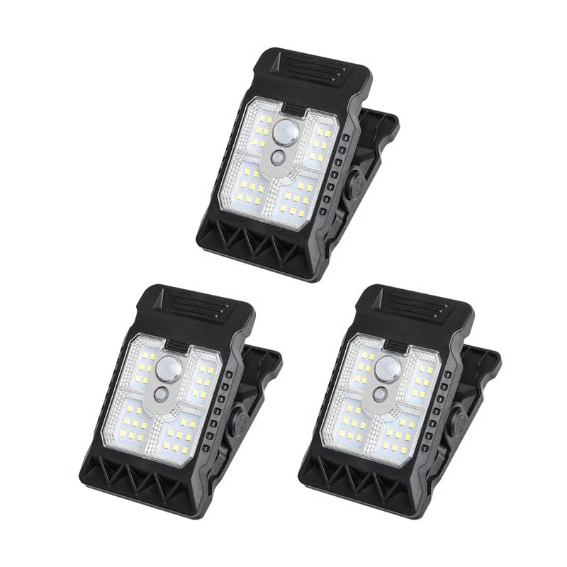 USB & Solar Powered Motion Sensor Clip Lights
