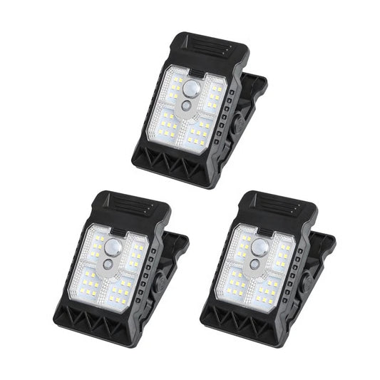 USB & Solar Powered Motion Sensor Clip Lights