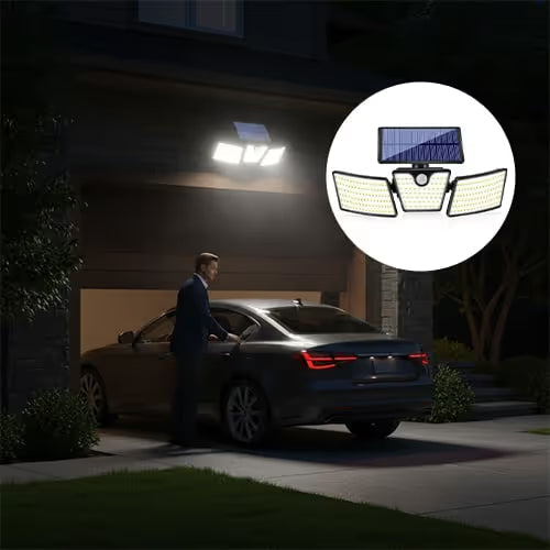 🎁Today 50% OFF🎁 3-Head Solar Motion Sensor Security Light