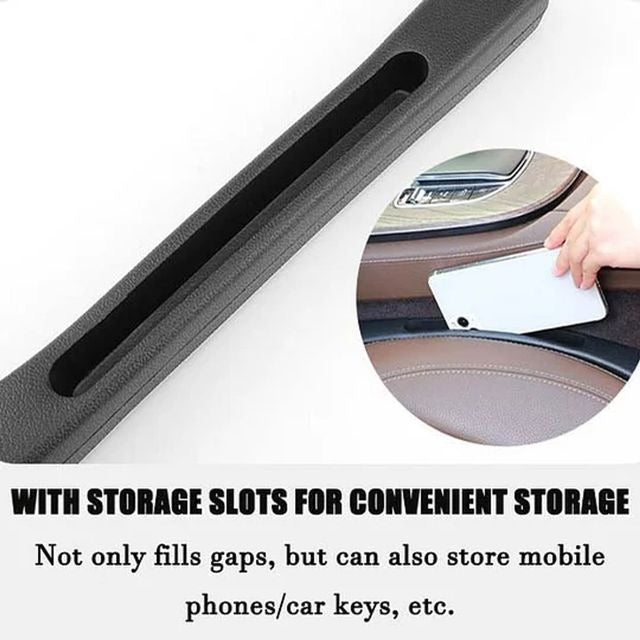 🔥Hot Sale 50% OFF🔥 Universal Car Seat Gap Filler Strip – Anti-Drop Pad with Seatbelt Slot